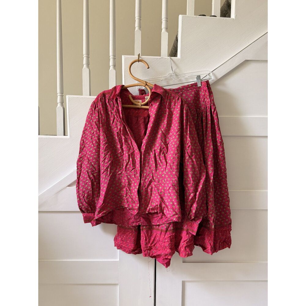 Vintage Liz Claiborne 100% Rayon Matching Set | Size 10